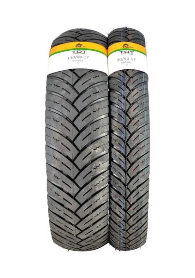 130/70-17 Ve 90/90-17 Lastik Takımı Tl Tubeless - Dubleks