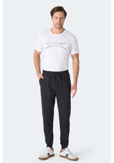 Slazenger Infernal 2 Li Set Erkek Eşofman Altı Siyah - Koyu Gri