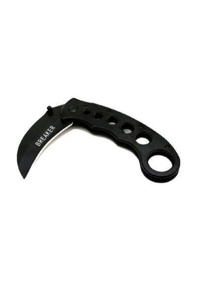 Breaker Marka Kamp Çakı(SLH-149)175gm-19cm-8cm Kamp Bıçak-KEMERE TAKILIR Siyah