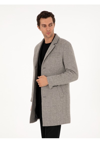 Cacharel Erkek Gri Palto 50293729-vr024