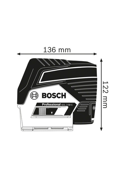 Bosch Professional GCL 2-50 C Kombi Çizgi Lazer - 0601066G00