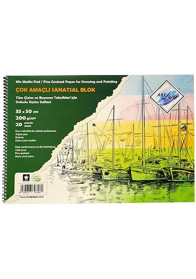 Art Liva Çok Amaçlı Resim Defteri 35x50 CM 200 g