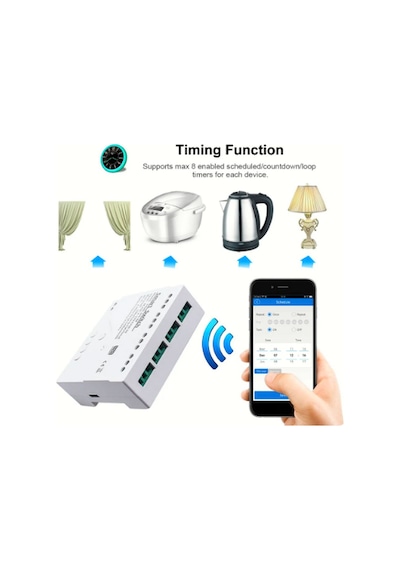 Tuya 4ch akıllı Wifi anahtarı  RF 433