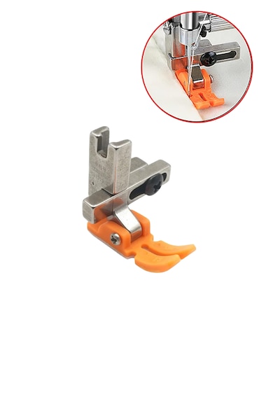Sanayi Dikiş Makinası Mesafe Ayarlı Tekerli Teflon Ayak 2li Set