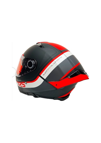 MT Thunder 4 SV R25 B5 Şeffaf Vizör Kask Kırmızı - Mat Siyah