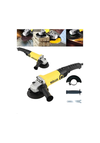 Pro Müller Powerfull Pro-4000 Çelik Şanzıman 6 Kademe Devir Ayarlı Orta Boy Taşlama Ve Kesim Makinesi