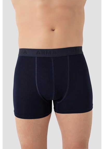 Arma Yıldız Erkek Bambu Büyük Beden Boxer Lacivert 10'lu Paket Lacivert