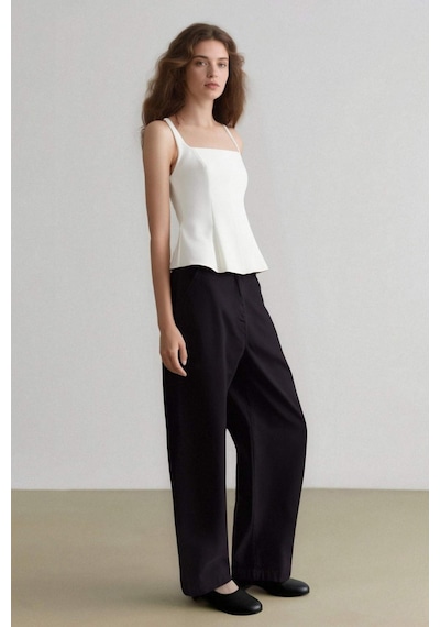 DeFacto Carrot Fit Gabardin Pantolon Normal Bel E5963AX25SPBK81