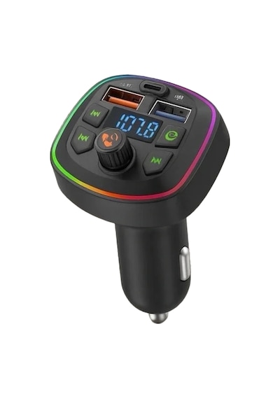 Eıma Q7 Bluetooth Araç Fm Transmitter Mp3 Çalar Type-c Pd 20w Hızlı Şarj
