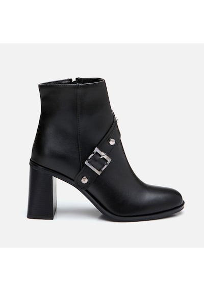 Hotiç Siyah Kadın Topuklu Bot 01boh295350a100 Siyah-black Siyah
