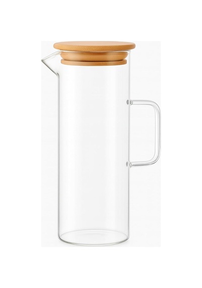 Arvale Lavino 3 Parça 400 Ml Borosilikat Yağlık - Bambu Altlık Ve 2 Adet Bambu Kapaklı Cam Yağdanlık Diğer