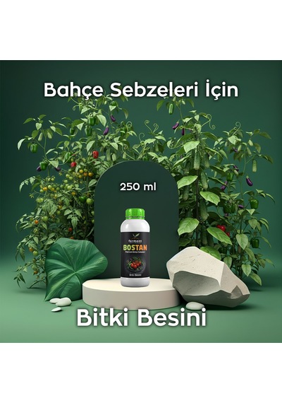 Bostan 250 Ml Bahçe Sebzeleri Ve Hobi Bahçeciliği İçin Doğal Lezzet Ve Yüksek Verim 250 ML