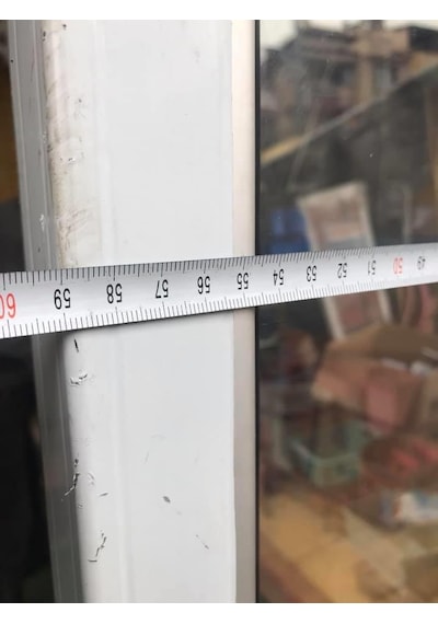 Şişe Soğutma Dolabı Kapağı Cam Dolap Kapak 162x59 Cm