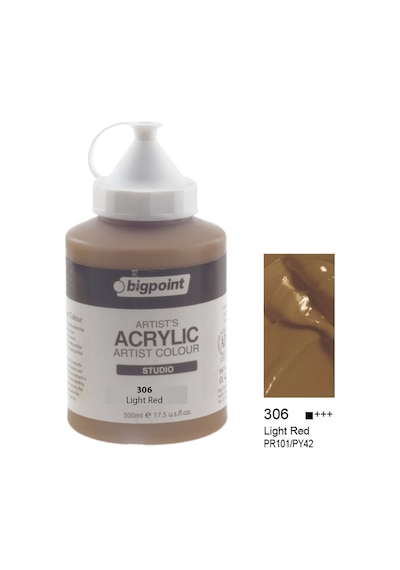 Bigpoint Akrilik Boya 500 Ml Light Red 306
