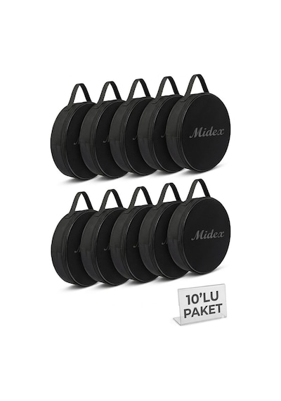 Midex Bcs-400x 10'lu Kaliteli Bendir Def Erbane Taşıma Çantası Kılıfı