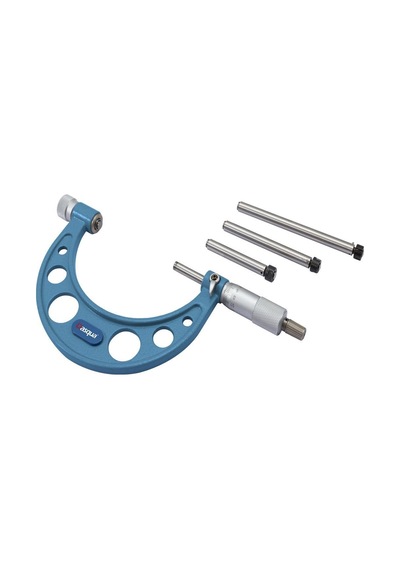 Dasqua 150-175mm Değiştirilebilir Uçlu Dış Çap Mekanik Mikrometre 4112-7435