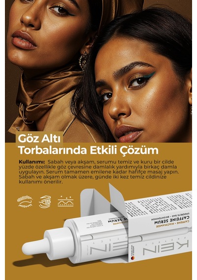 Caffeine Serum Göz Altı Torbalanma Ve Kararma Karşıtı Aydınlatıcı Serum 50ml