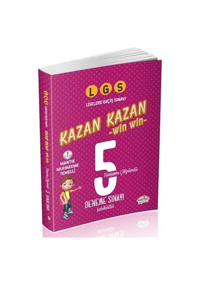LGS Kazan Kazan Tamamı Çözümlü 5 Deneme Sınavı / Kolektif