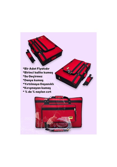 Xdj-rx3 Setup Için Uyumlu Çanta Soft Case Kılıf. Haki.