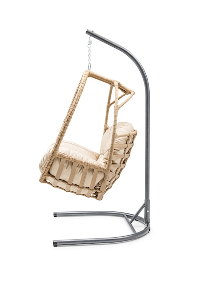 Gardemo Bergama Tekli Rattan Salıncak Dış Mekan Bahçe Balkon Ve Teras Salıncağı Açık Kahverengi Gardemo Bergama Tekli Rattan Salıncak Dış Mekan Bahçe Balkon Ve Teras Salıncağı Açık Kahverengi