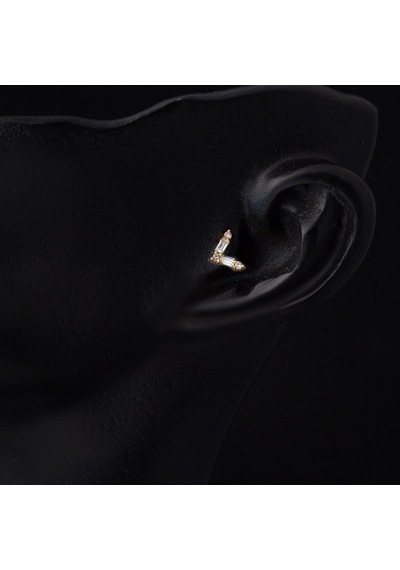 Bilezikci  14 Ayar Altın Tragus Piercing Küpe Kphsy14k22488 Sarı