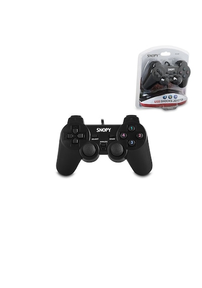 Ps3 Siyah Oyun Kolu Analog Titreşimli Usb Kablo 15 Tuş - 2 Analog - 8 Yön Tetikleyici 1.8mt Kablo 4801