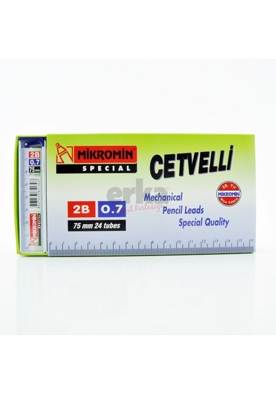 Mıkro Cetvelli Min 2B 75 MM 0.7 MM - 24 Adet