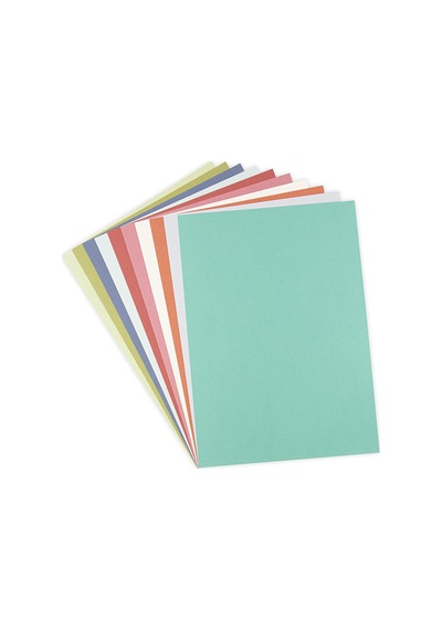 Surfacez Cardstock Sheets A4 60pk 10 Botanik Renk , 665276, Çok Renkli, Tek Boyut