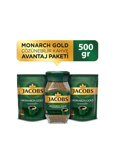 Jacobs Monarch Gold Çözünebilir Kahve 3'lü