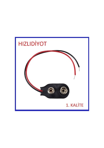 9V Pil Başlığı, 9V Pil Soketi