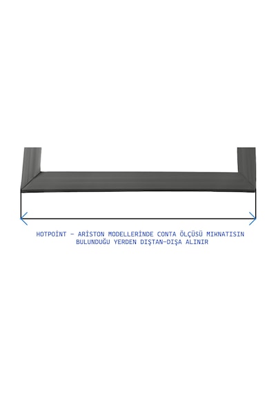 Hotpoint Ariston Uyumlu Buzdolabı Üst Kapı Contası 57 X 96 Cm
