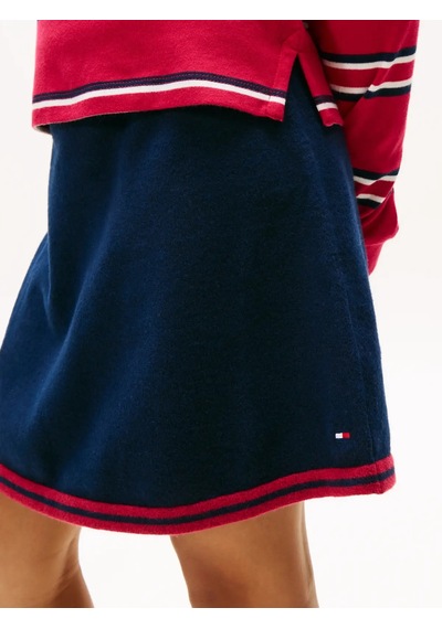 Tommy Hilfiger Varsıty Knıtted Skır, C1g Lacivert Kız Çocuk Etek