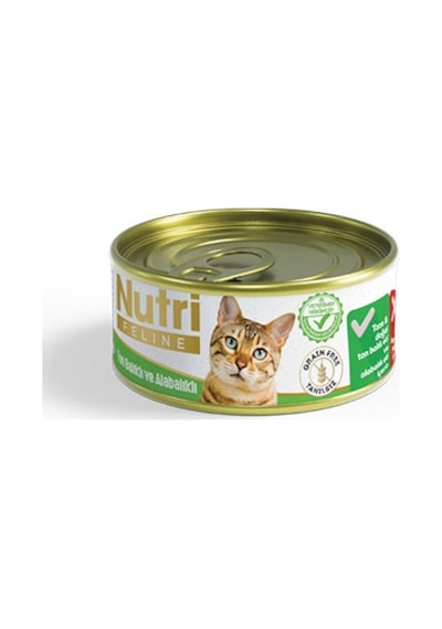 Nutri Feline Ton ve Alabalıklı Tahılsız Konserve Yetişkin Kedi Maması 85 G