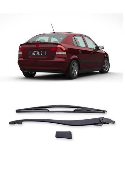 Opel Astra G Hb 1998-2004 Arka Cam Silecek Kolu Ve Süpürgesi Kapak Takım 1273389 Silecek