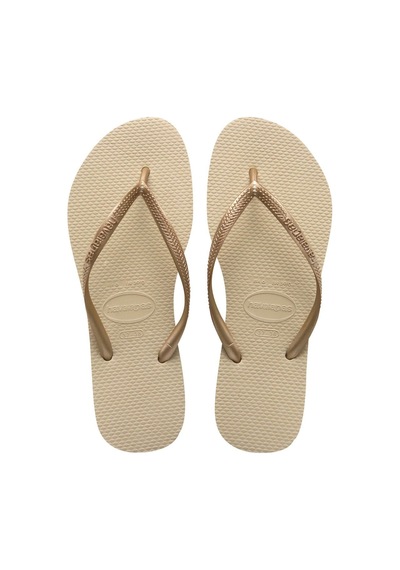 Havaianas Slim Sand Gray/light Golden Kadın Terlik 41-42 Altın