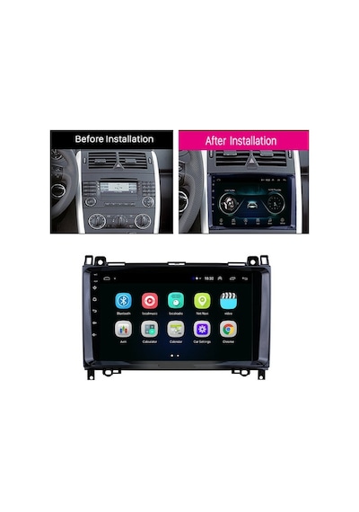 NAKAMİCHİ Mercedes A Class B Class Android 2 Gb Ram + 32 Gb Rom Carplay Multimedya