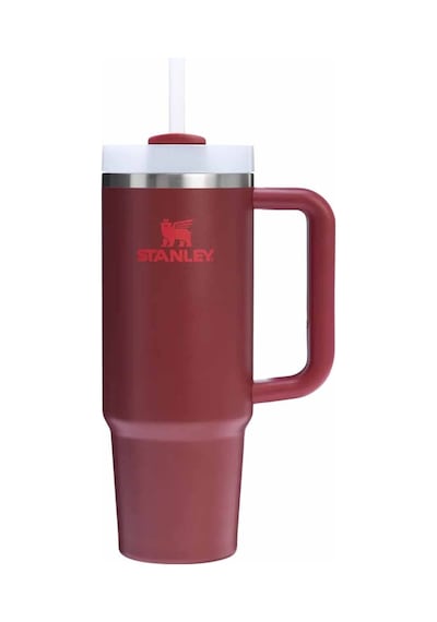 2 Adet Stanley Quencher H2.o Flowstate Tumbler Pipetli Termos Cranberry 0.89 Litre Çok Renkli