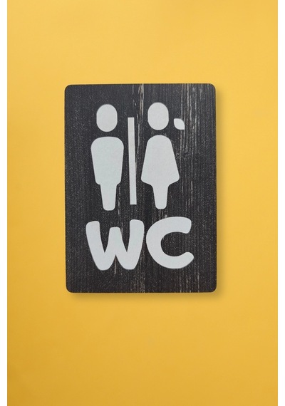Wc Kadın-erkek Yönlendirme Tabelası - Rebap