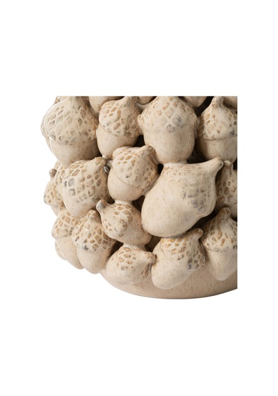 Mudo Home Acorn Vazo 25x31 Cm Krem