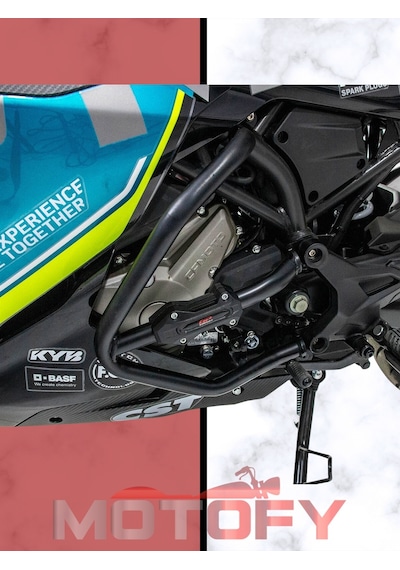 Gp Kompozit Cf Moto 250 Sr 2020-2024 Uyumlu Motor Koruma Demiri Siyah