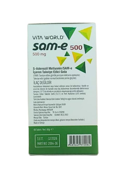 Sam-e 500 Mg 60 Tb