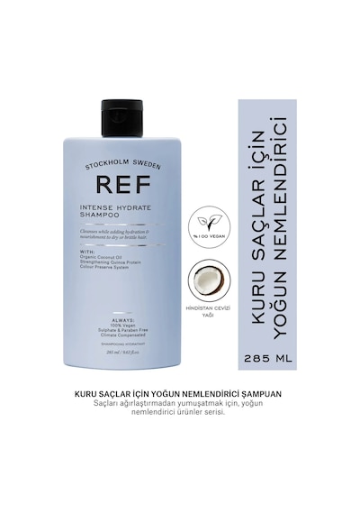 Intense Hydrate Shampoo 285 Ml Kuru Saçlar Için Yoğun Nemlendirici Şampuan
