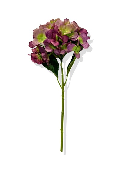 Cihan Çiçekçilik Yapay Tek Dal Ortanca 45 Cm Mor
