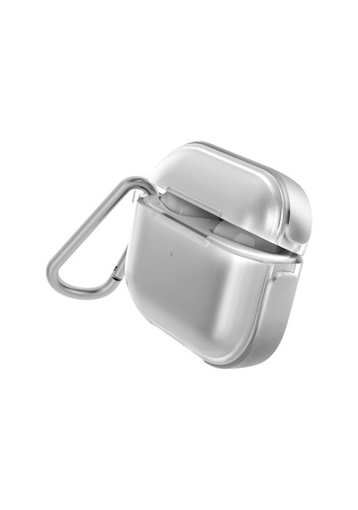 Apple Uyumlu AirPods 3.Nesil Kılıf Askı Aparatlı Raptic Air Serisi Kılıf Gümüş