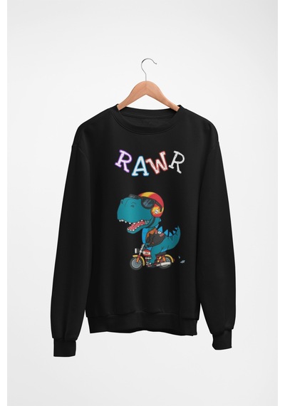 Magors Stıl-x Baskılı Erkek Çocuk Sweatshırt Siyah-7