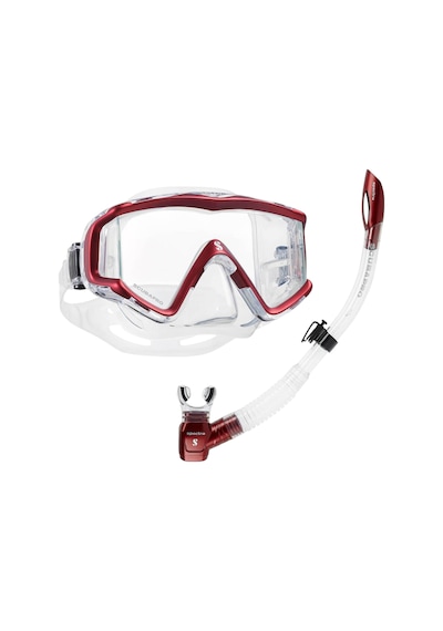 Scubapro Crystal Vu + Spectra Şnorkel Set Mavı Çok Renkli