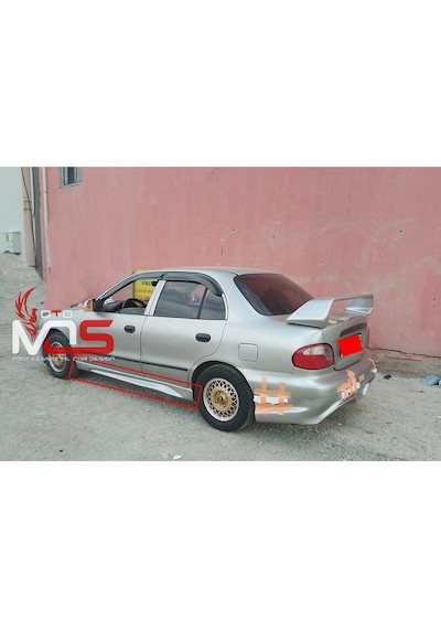 Hyundai Accent Uyumlu Yumurta Kasa Gt Marşpiyel Sağ Sol Takım Fiberglass Boyasız