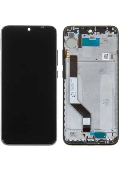 Xiaomi Redmi Note 7 Pro Uyumlu Çıtalı Lcd Ekran Dokunmatik Siyah