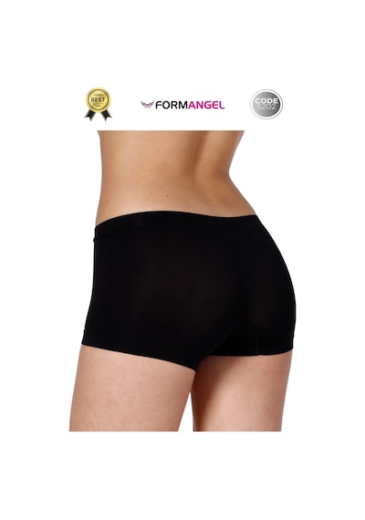 Kadınboxer Toparlayıcı Şekillendirici Seamless Kaymaz Kadın Dikişsiz Boxer İç Çamaşırı - 2 Adet Siyah