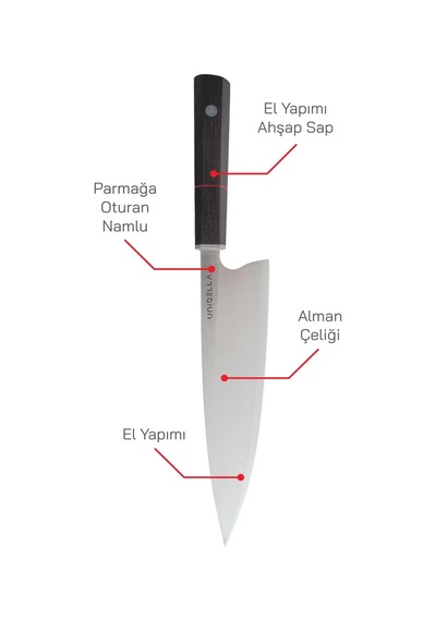 Unıqella Bladepro Maestro Şef Bıçağı 230mm Çelik